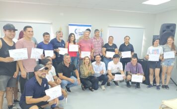 Se recibieron los primeros egresados del Centro de Formación Laboral de la UOM Venado Tuerto