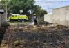 Incendio en un terreno de barrio Ciudad Nueva